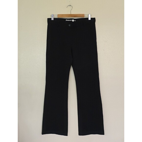 Betabrand Black Bootcut Classic Dress Pant Womens Size Large Yoga Stretch Ponte - Picture 1 of 9